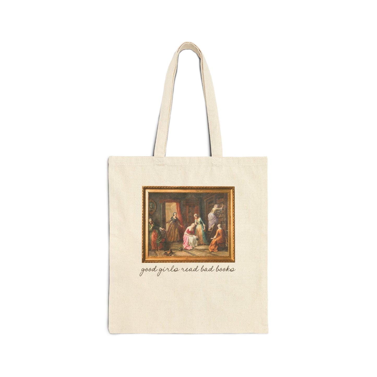 Good Girls Read Bad Books: Funny Art History Bookish Tote Bag