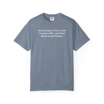Grab Coffee and Chat About World History