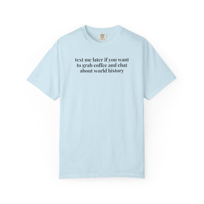 Grab Coffee and Chat About World History