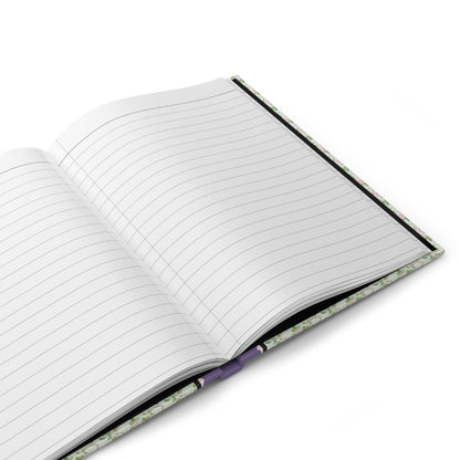 Grandma's Recipes Notebook: Green Flower
