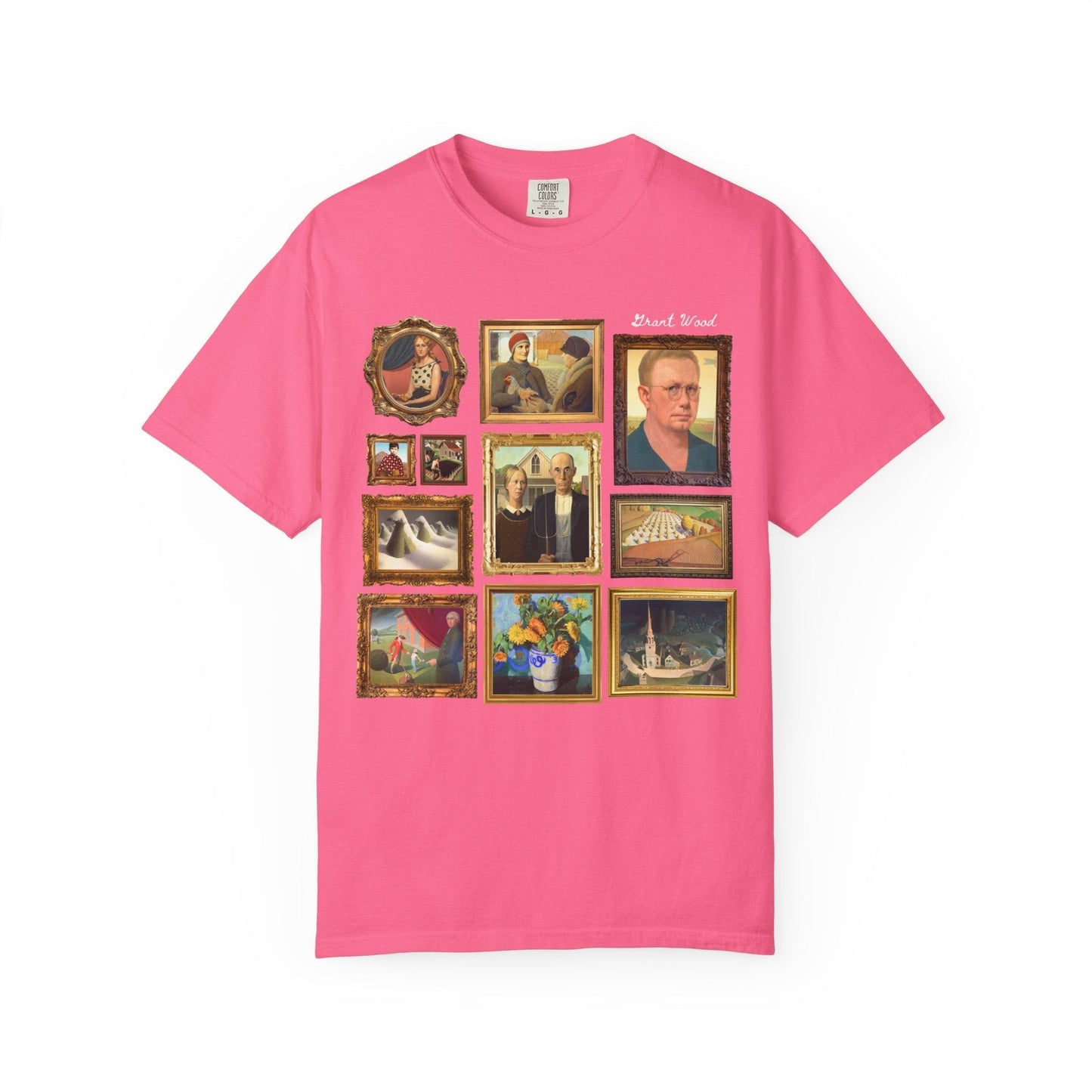Grant Wood Art History Tee Shirt