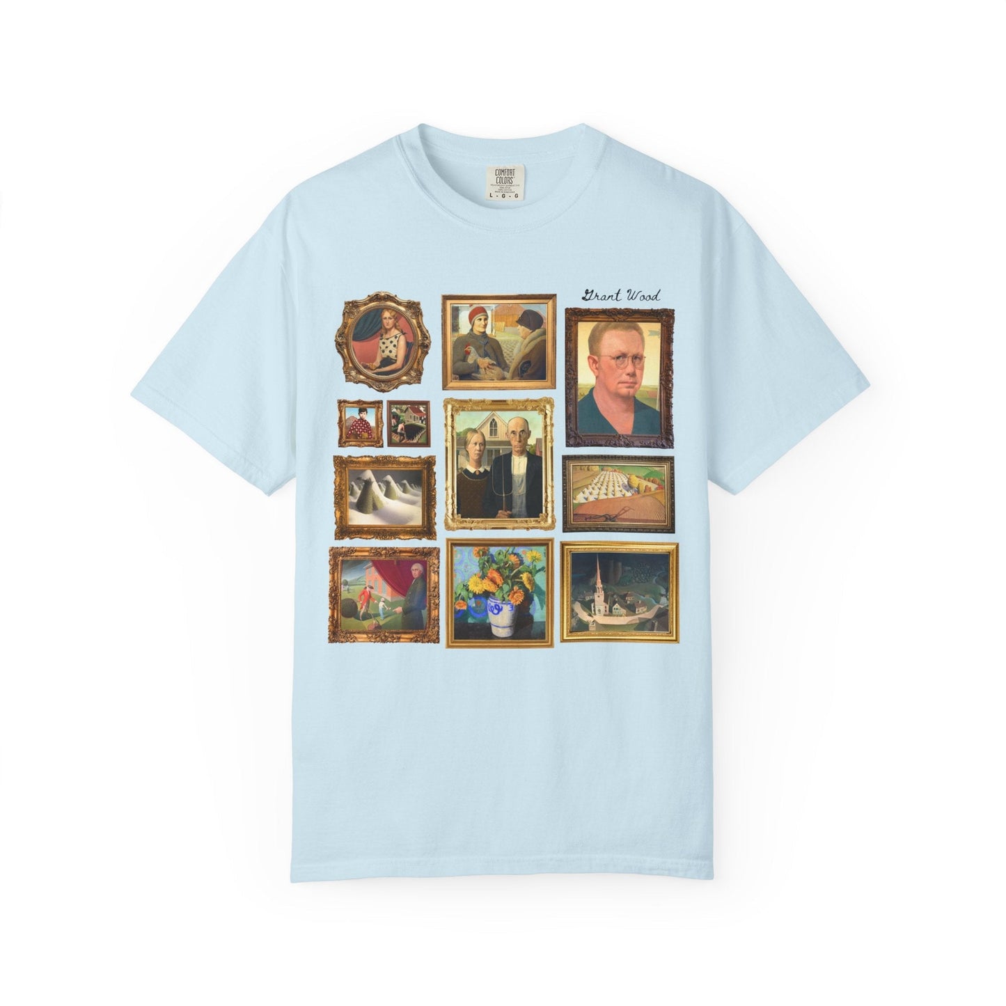 Grant Wood Art History Tee Shirt