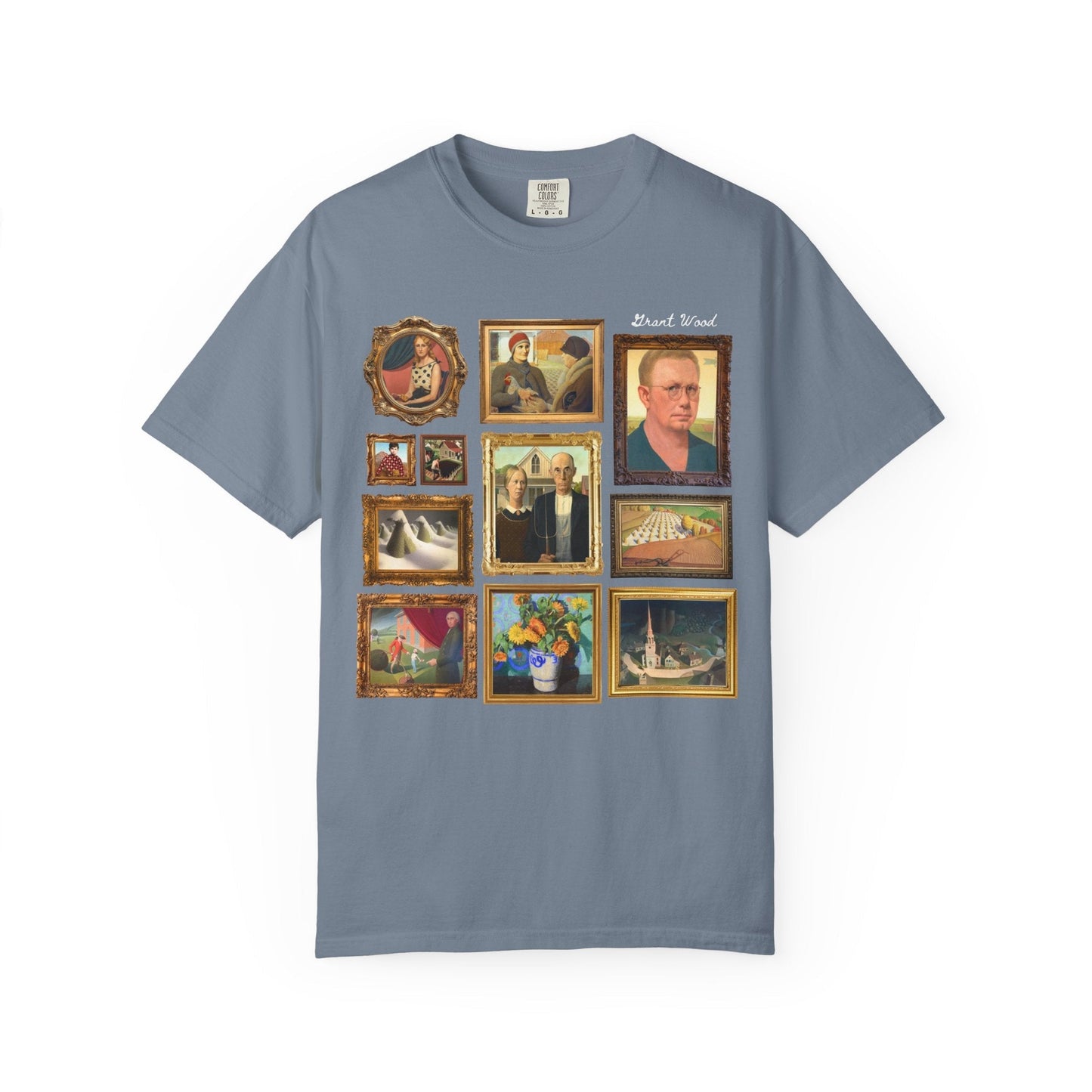Grant Wood Art History Tee Shirt