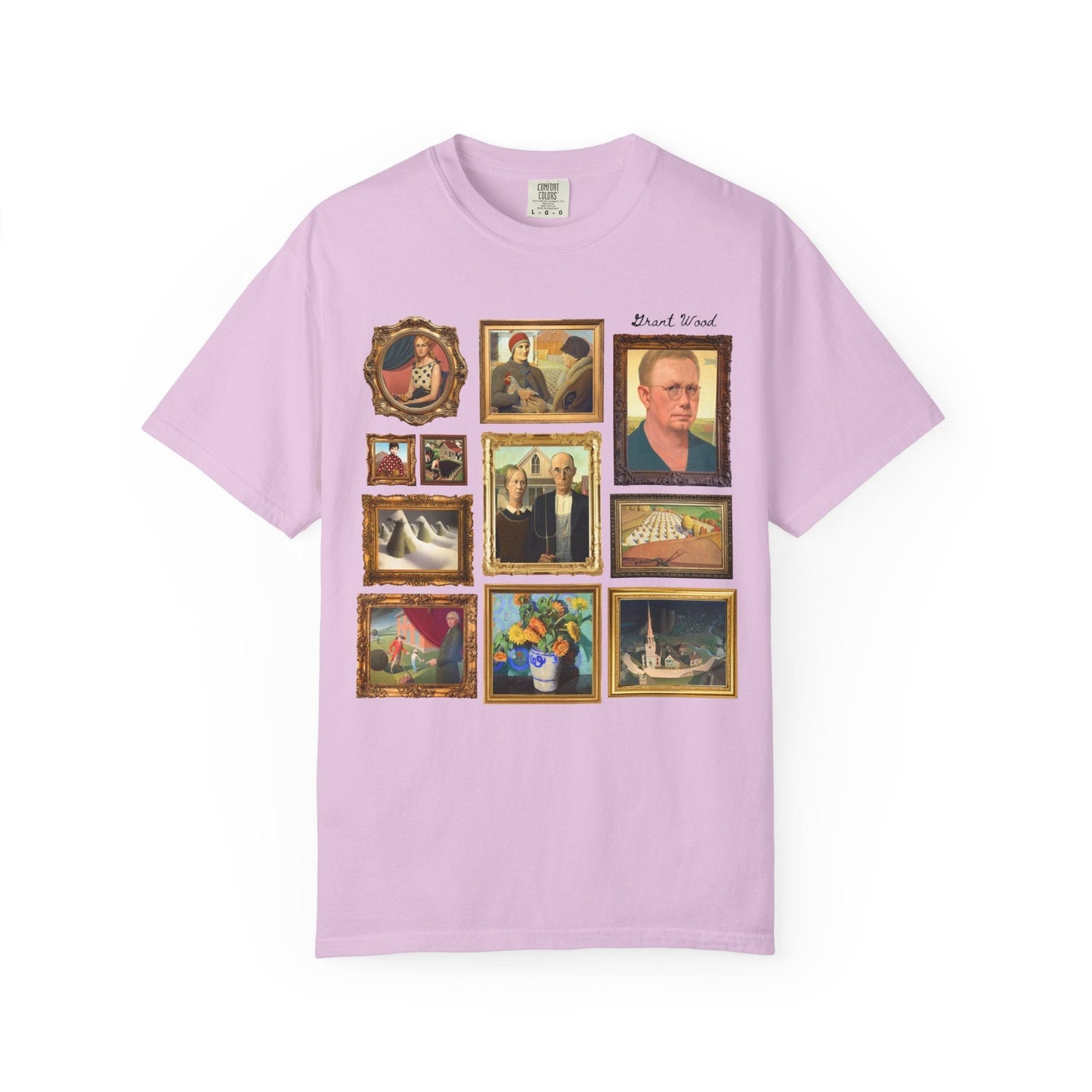 Grant Wood Art History Tee Shirt