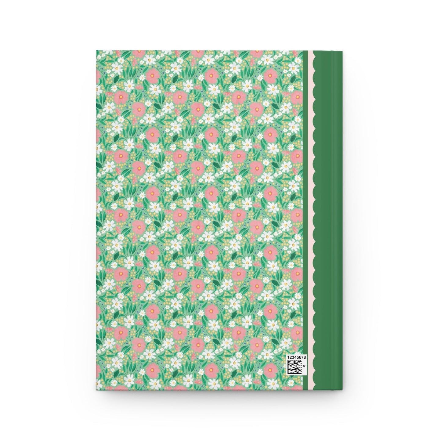 Green Floral Notebook