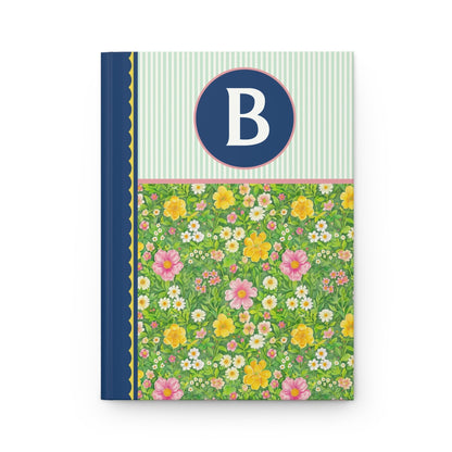 Green Flower Notebook: B
