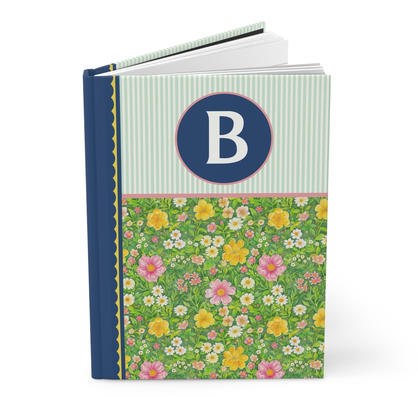 Green Flower Notebook: B