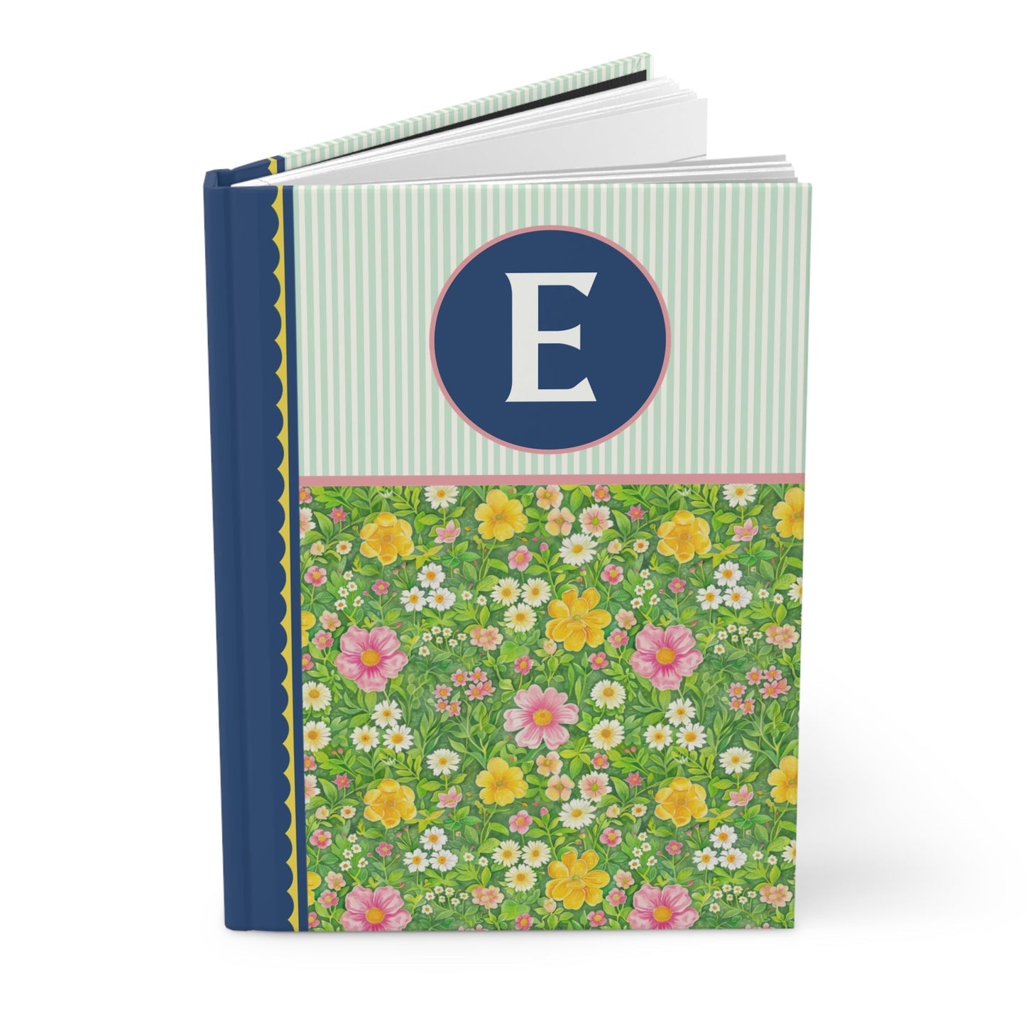 Green Flower Notebook: E