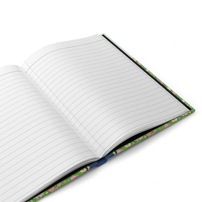 Green Flower Notebook: L