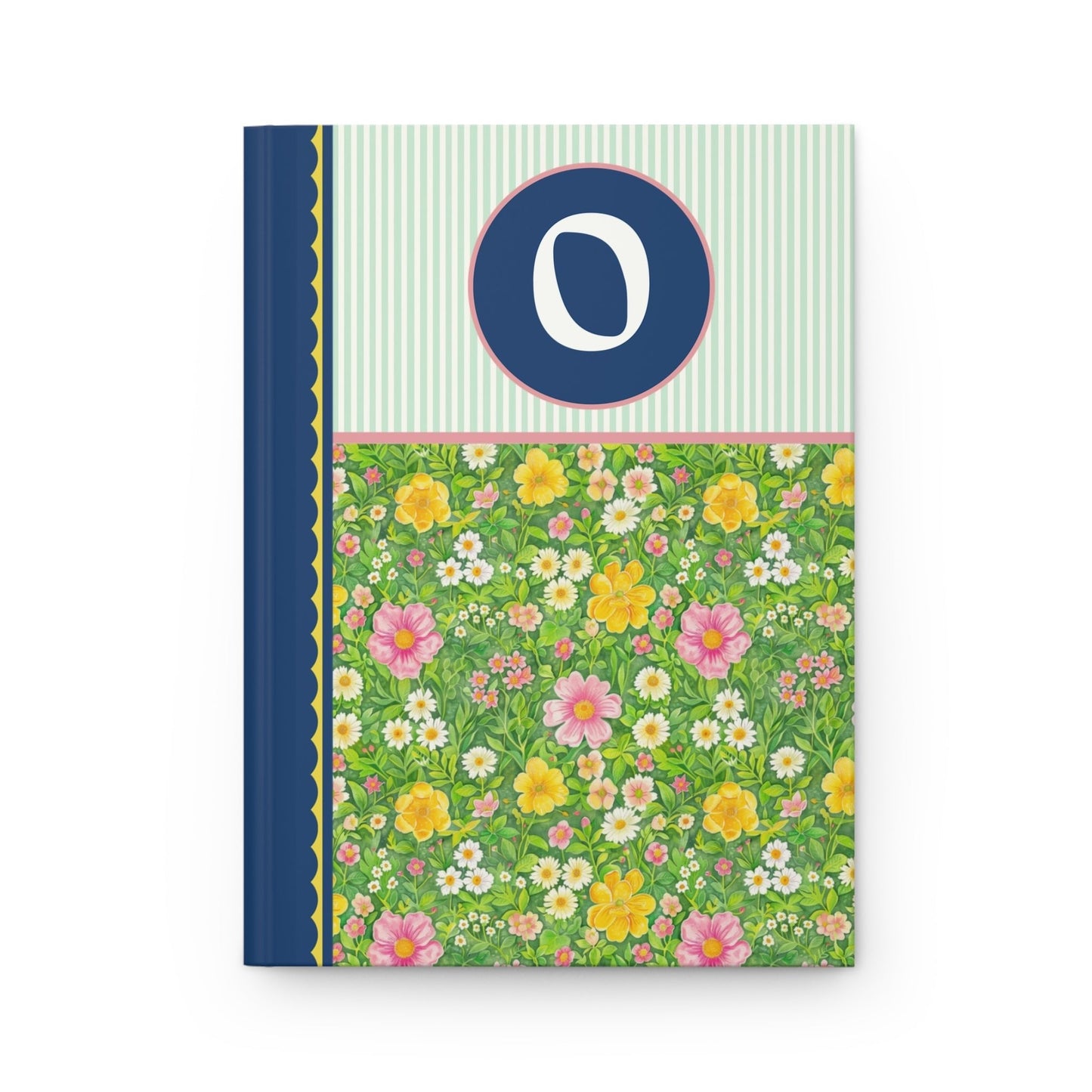 Green Flower Notebook: O
