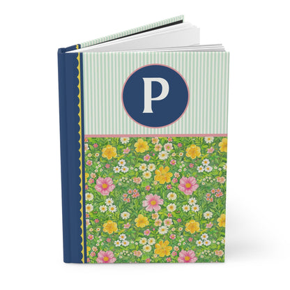 Green Flower Notebook: P