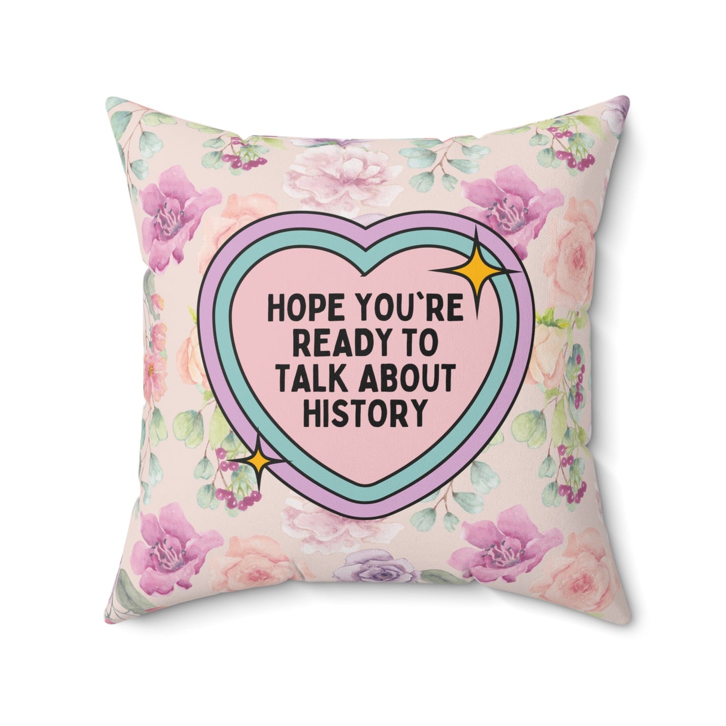 Groovy History Pillow