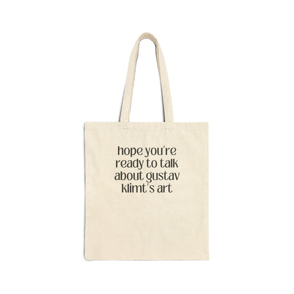 Gustav Klimt Art History Tote