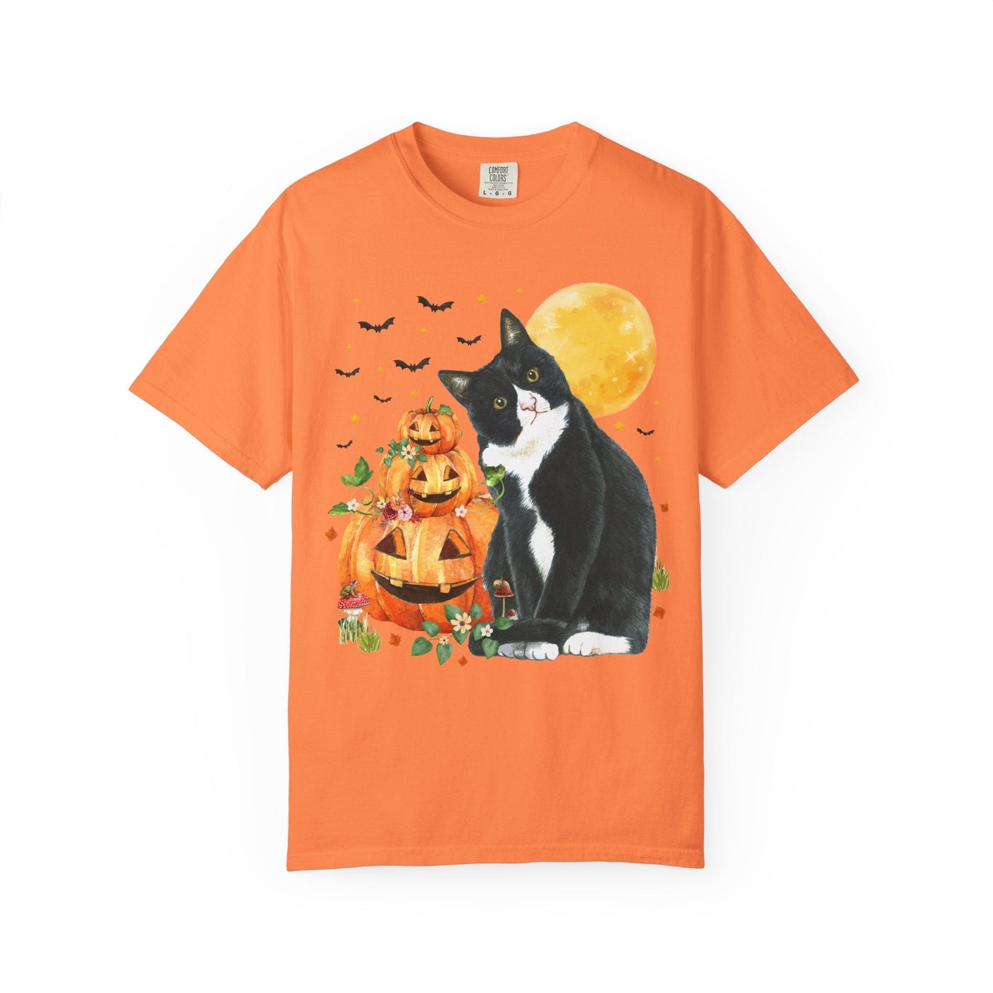 Halloween Cat Lover Tee Shirt