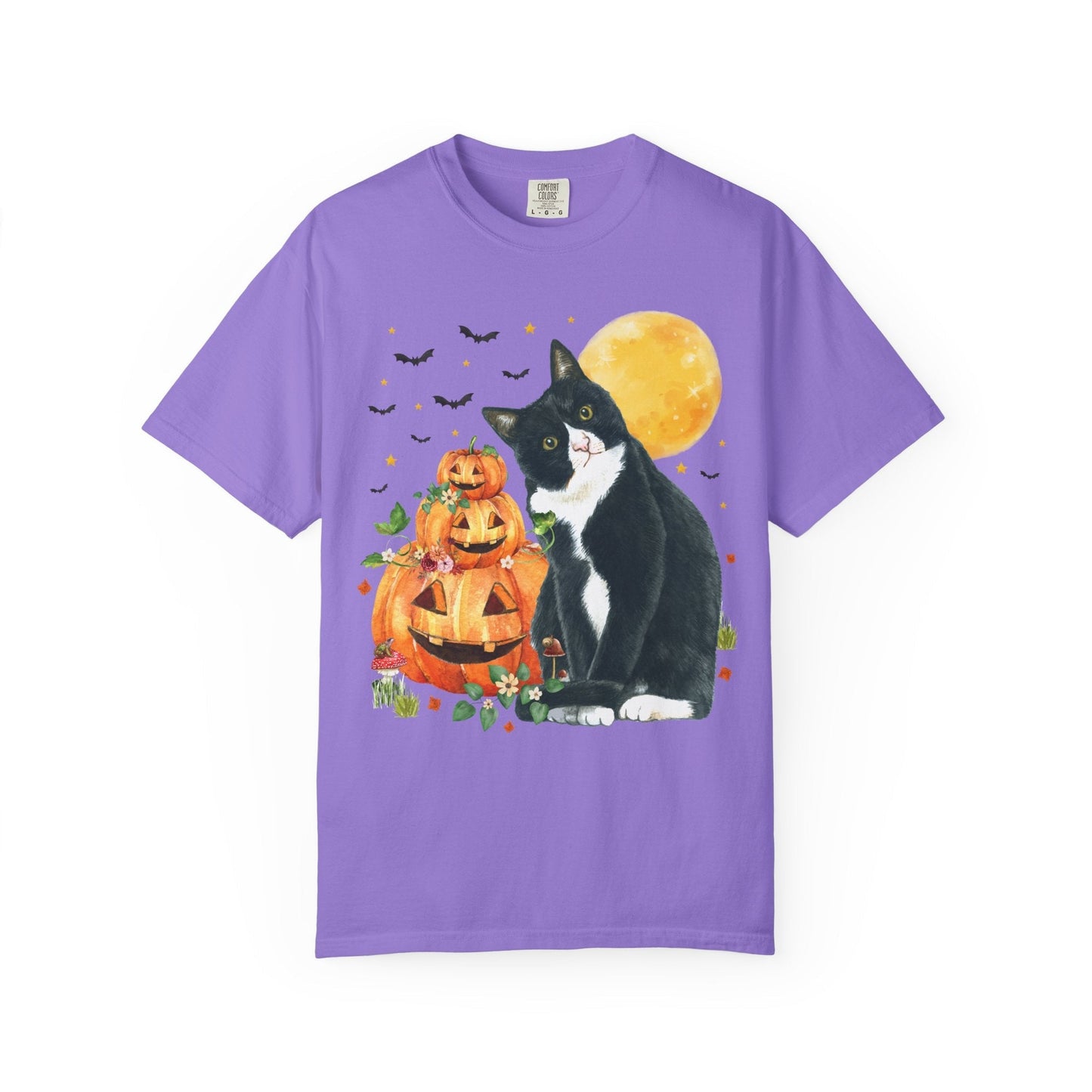 Halloween Cat Lover Tee Shirt