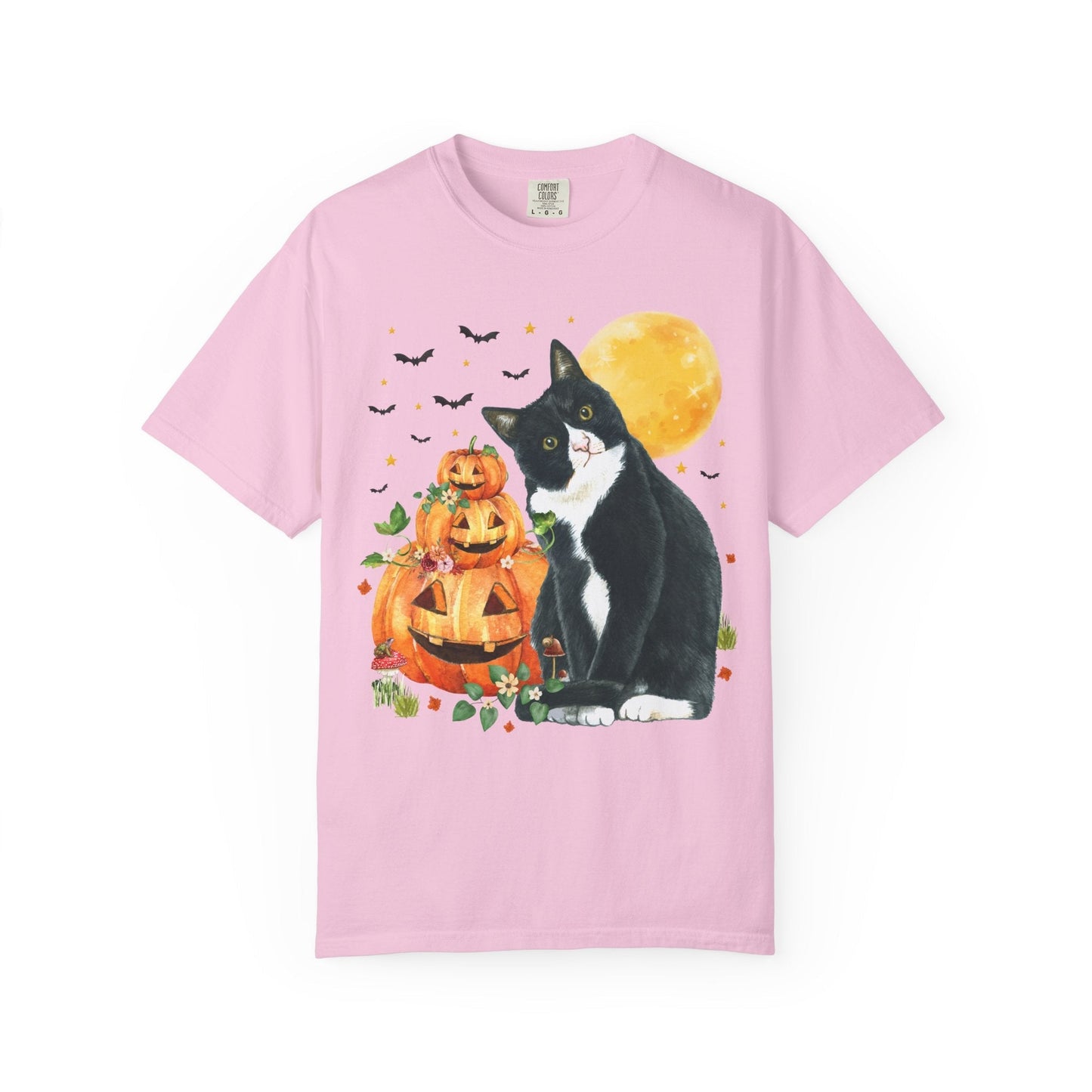 Halloween Cat Lover Tee Shirt