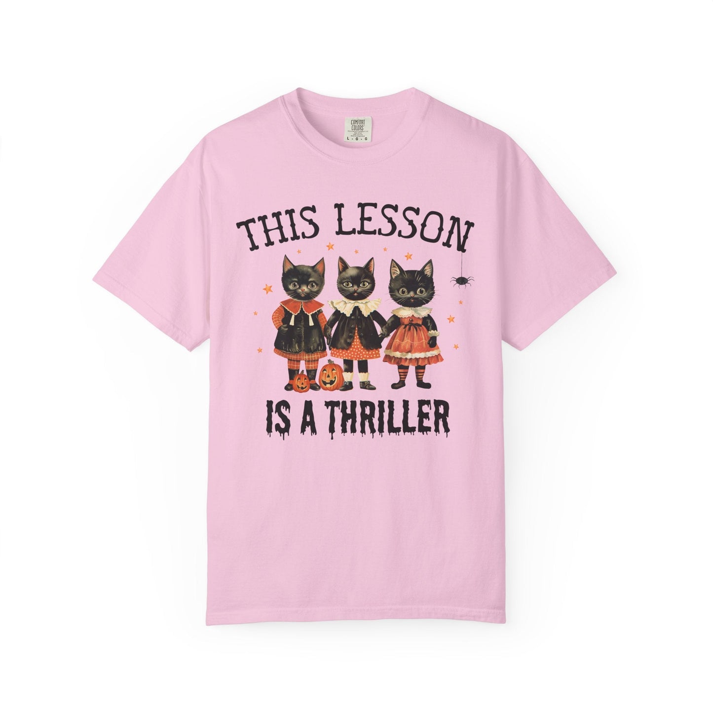 Halloween Teacher Cat Tee
