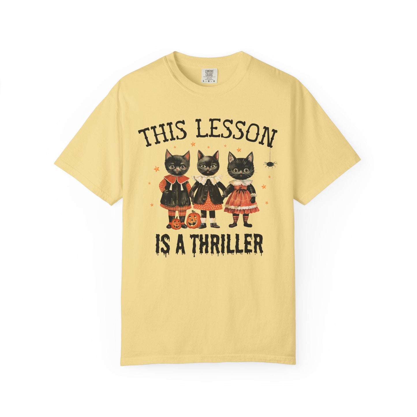 Halloween Teacher Cat Tee