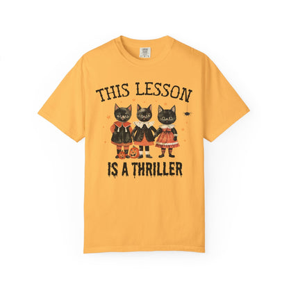 Halloween Teacher Cat Tee