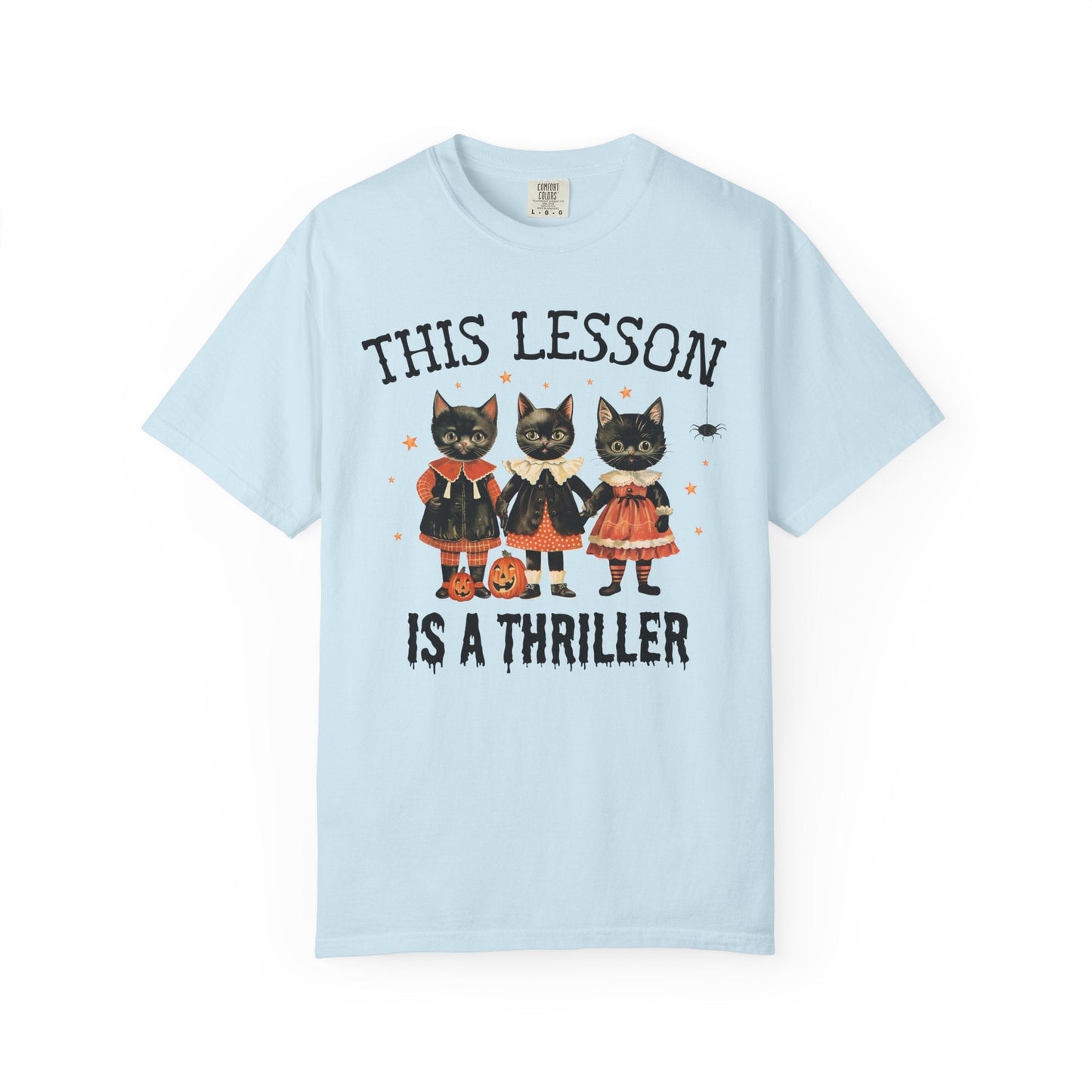 Halloween Teacher Cat Tee