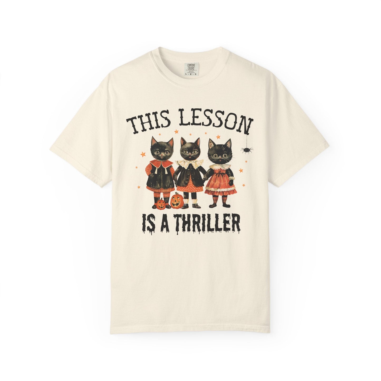 Halloween Teacher Cat Tee