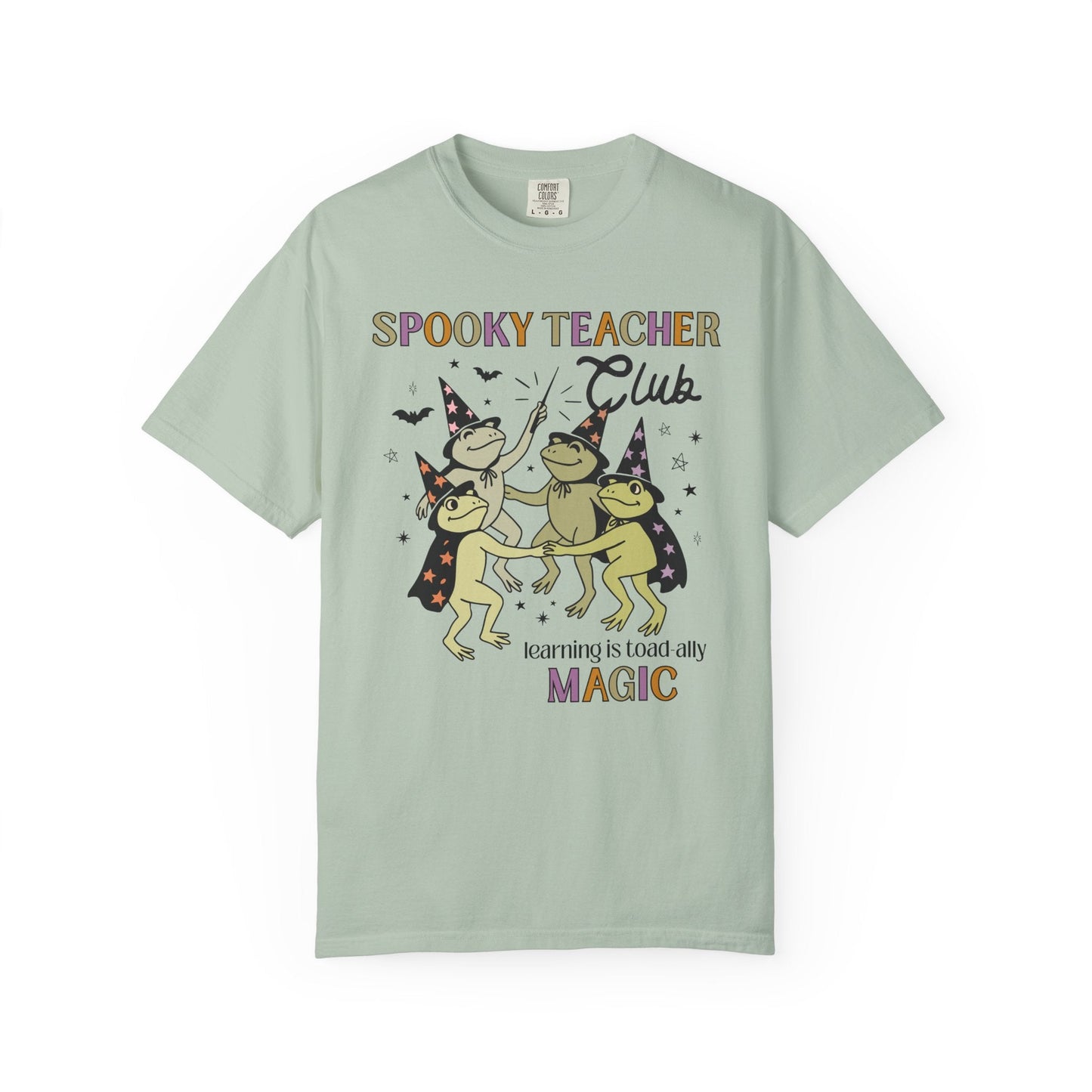 Spooky Teacher Club Frog Tee