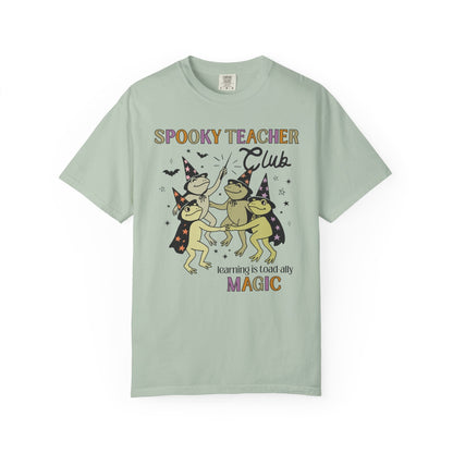 Spooky Teacher Club Frog Tee