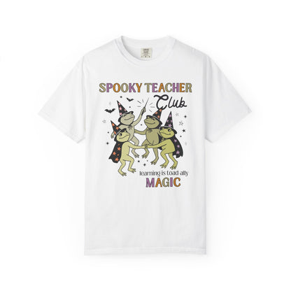 Spooky Teacher Club Frog Tee
