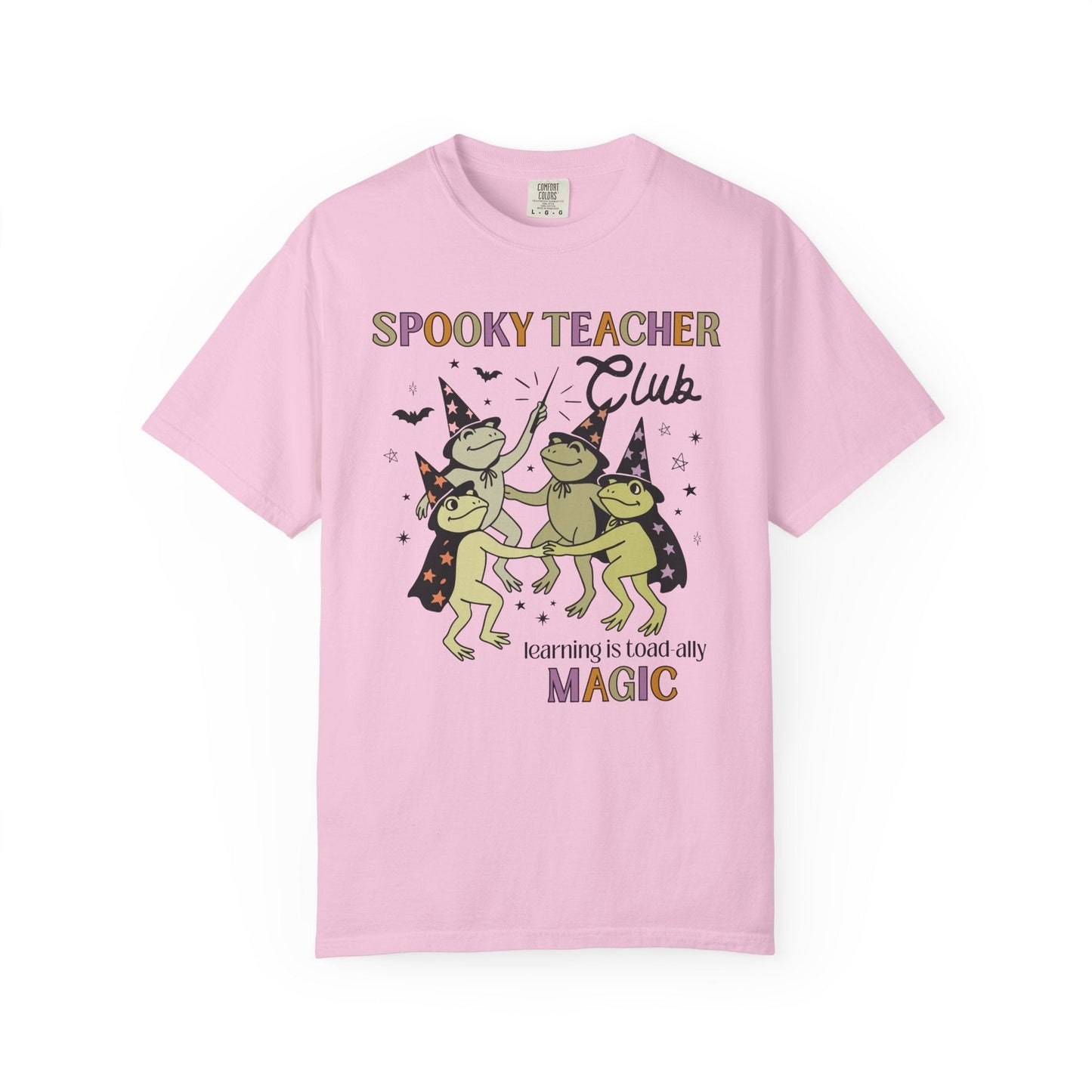 Spooky Teacher Club Frog Tee