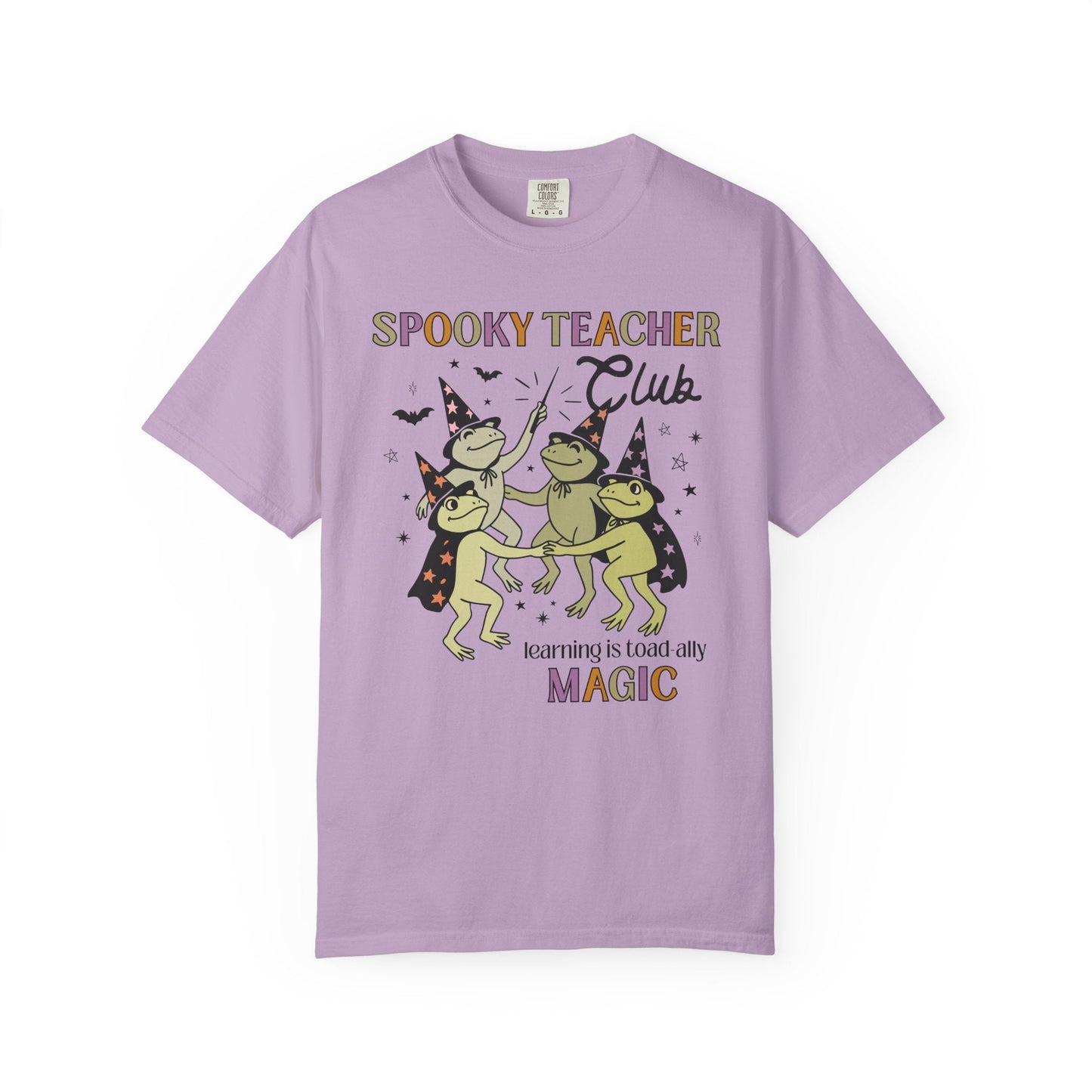 Spooky Teacher Club Frog Tee