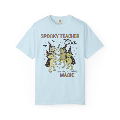 Spooky Teacher Club Frog Tee