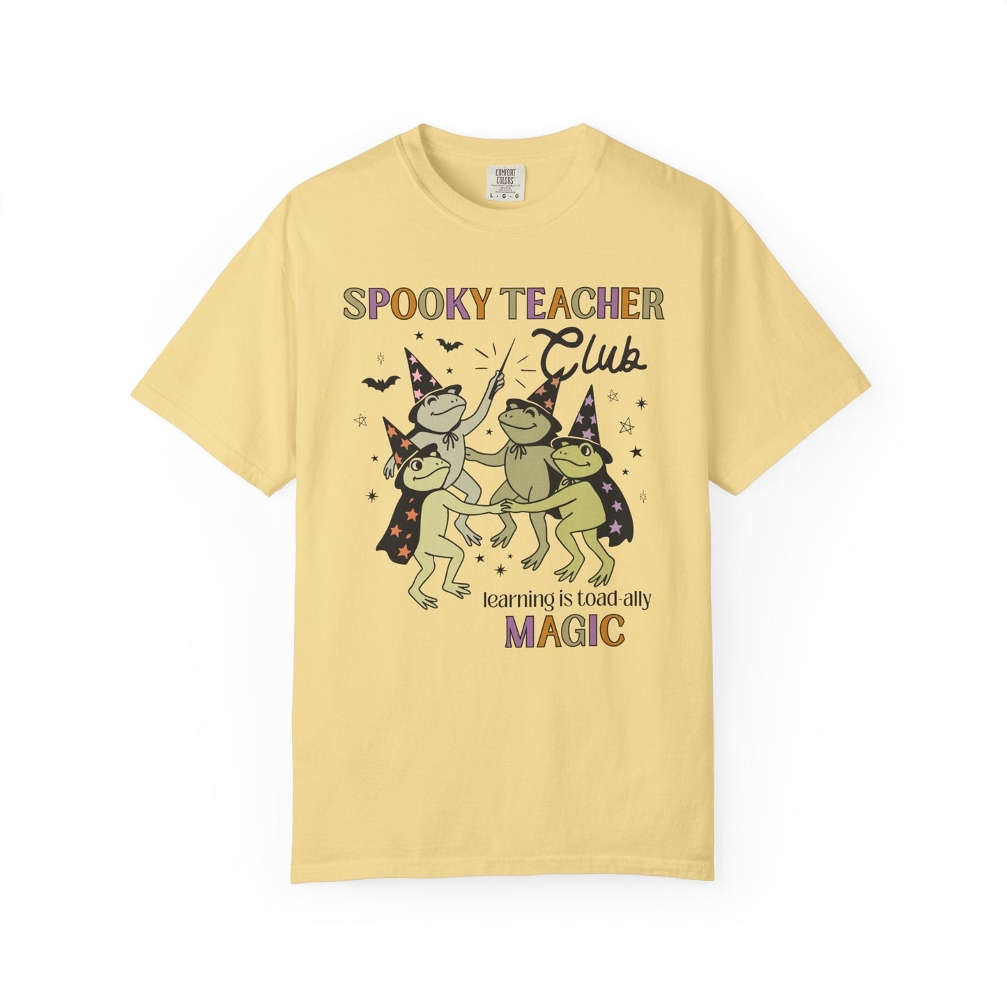 Spooky Teacher Club Frog Tee