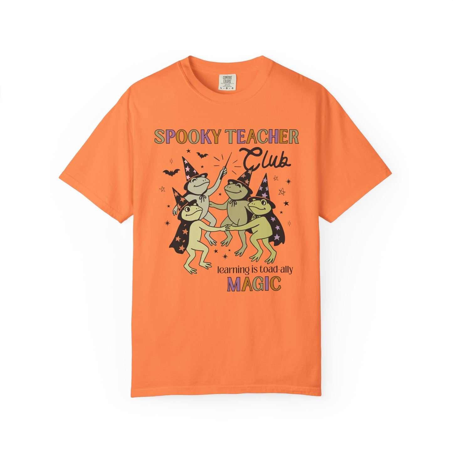 Spooky Teacher Club Frog Tee