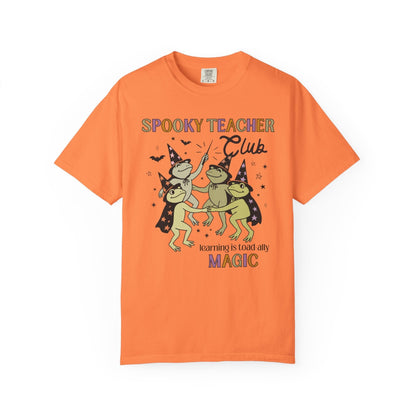 Spooky Teacher Club Frog Tee