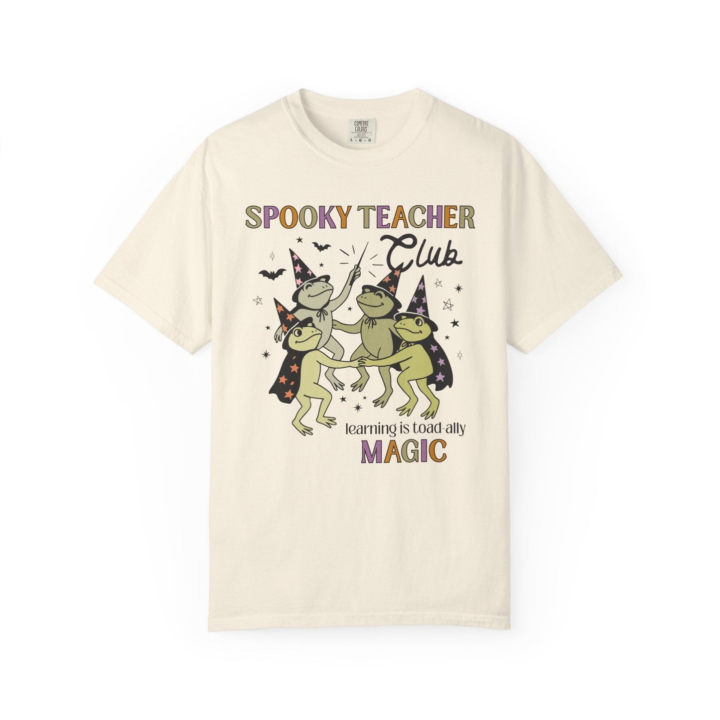 Spooky Teacher Club Frog Tee