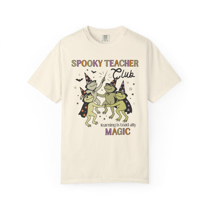 Spooky Teacher Club Frog Tee