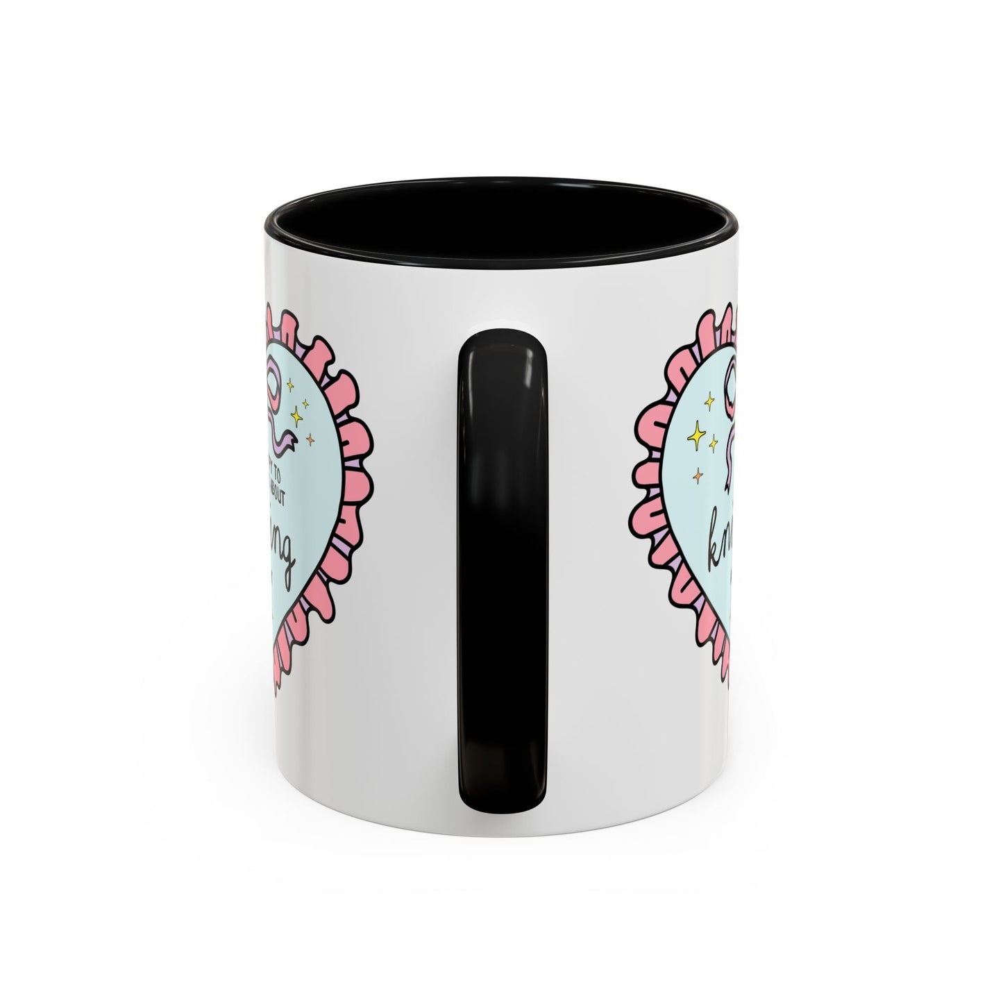 Happy to Talk About Knitting All Day Long Coffee Mug