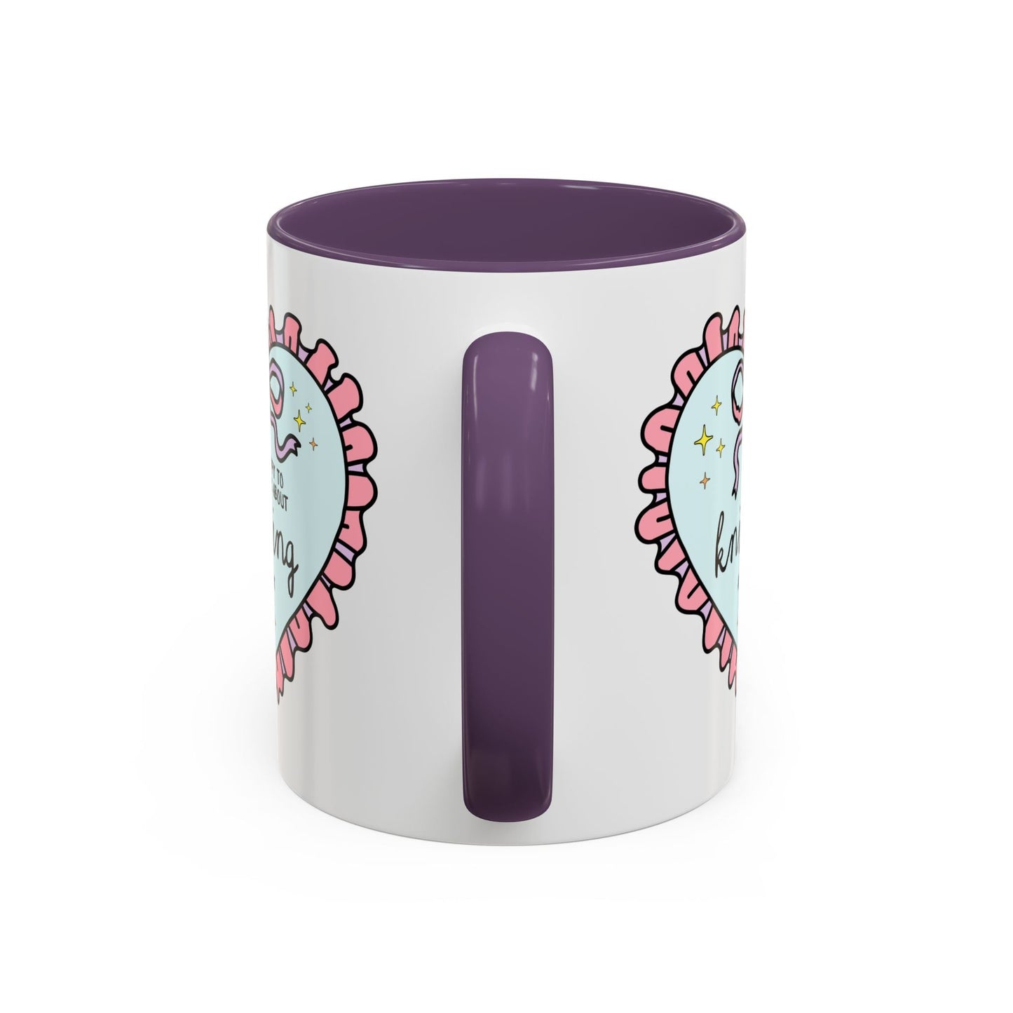 Happy to Talk About Knitting All Day Long Coffee Mug
