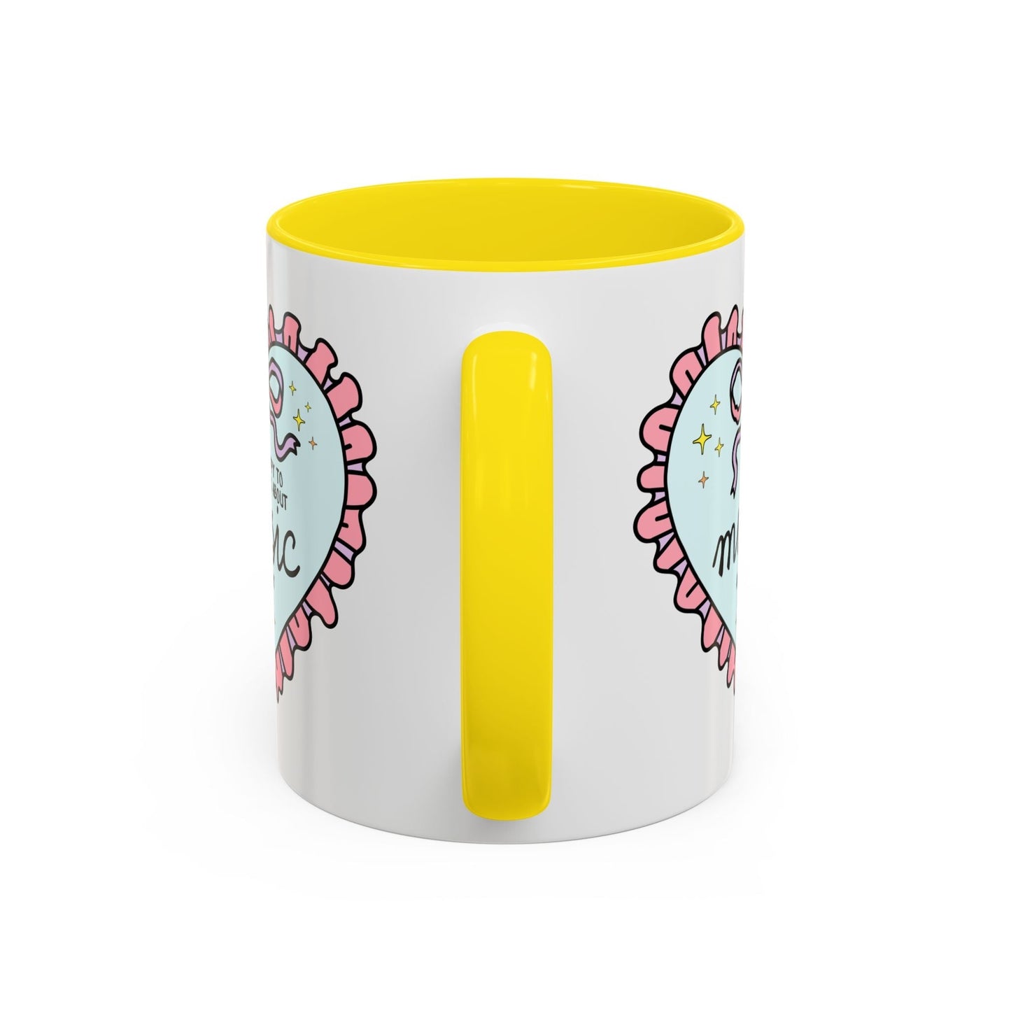 Happy to Talk About Music All Day Long Coffee Mug