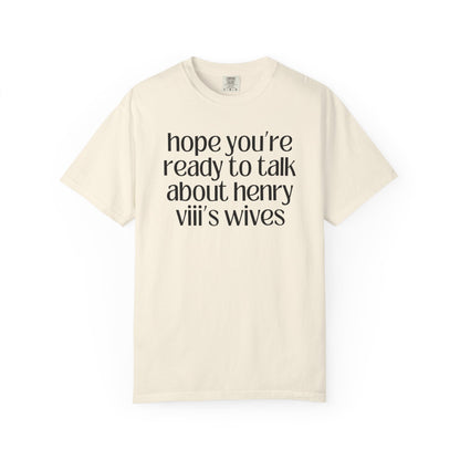 Henry VIII Tudor History Tee