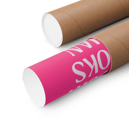 History Buff Poster Print: Pink