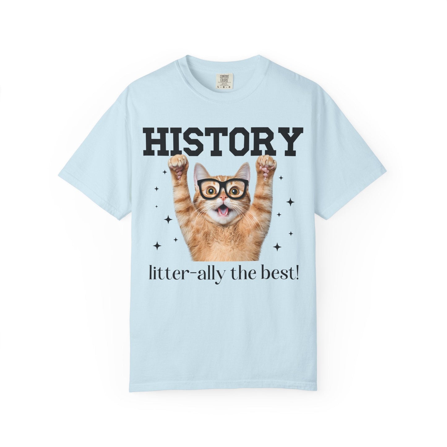 History Teacher Cat Lover Tee