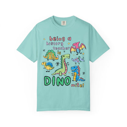 History Teacher Dinosaur Tee