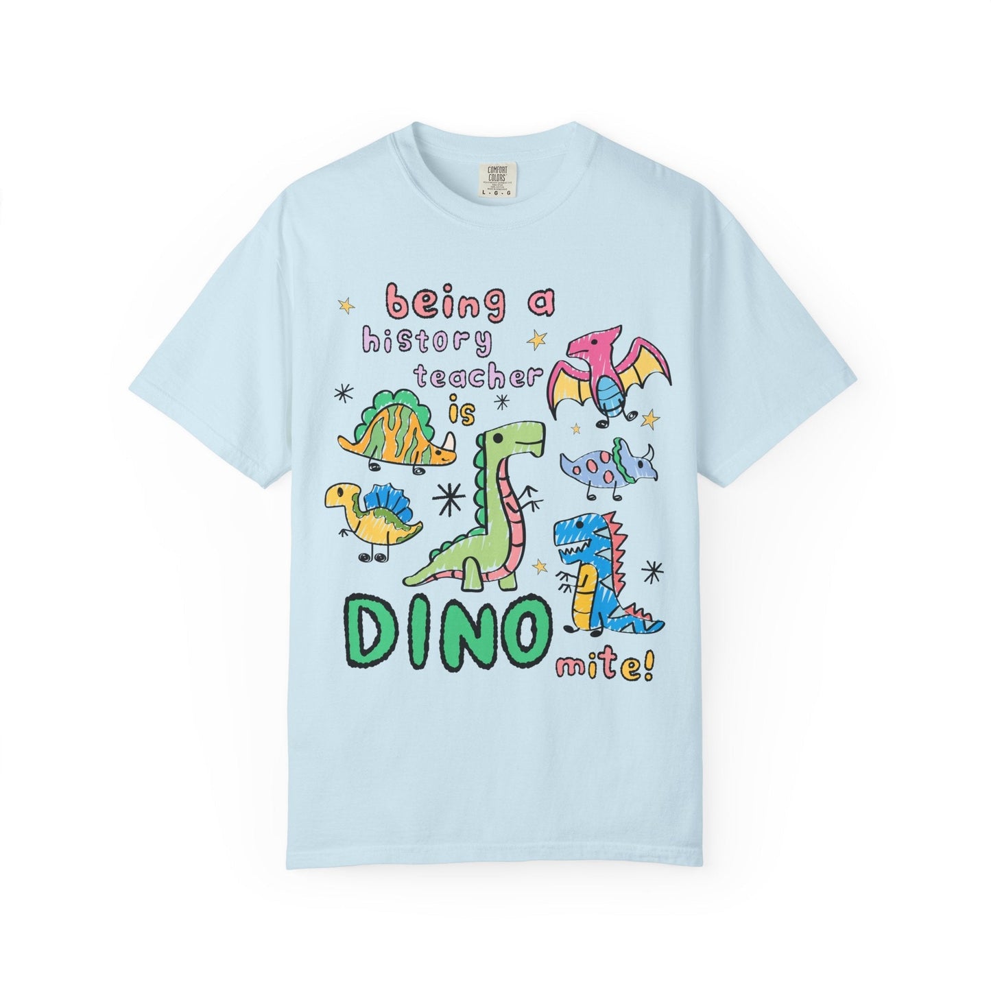 History Teacher Dinosaur Tee