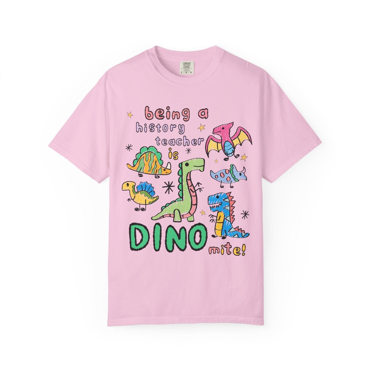 History Teacher Dinosaur Tee