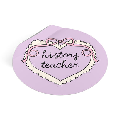 History Teacher Sticker