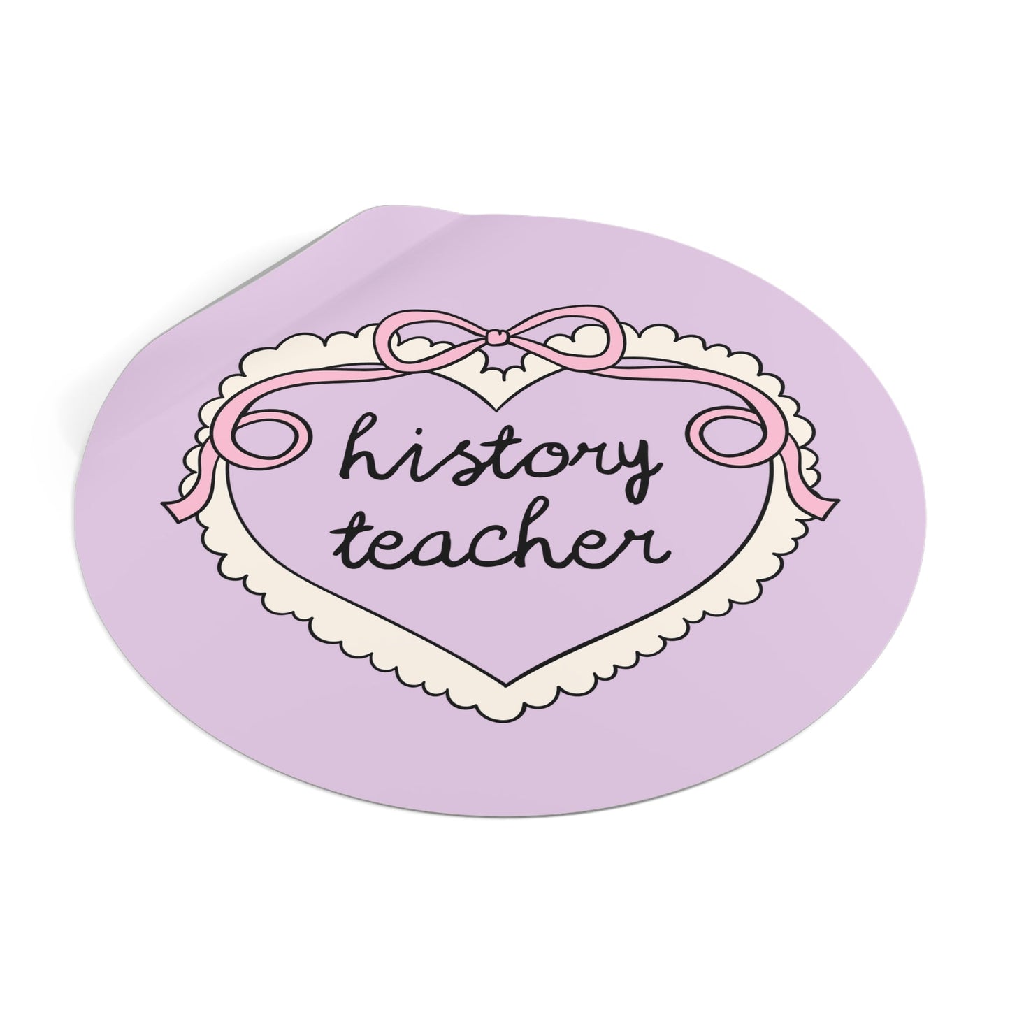 History Teacher Sticker