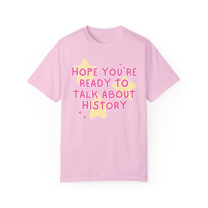 History Teacher T-Shirt with Stars