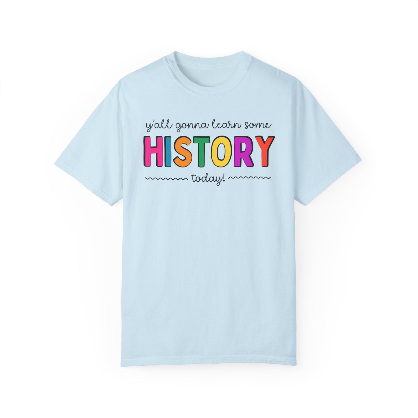 Colorful History Teacher Tee Shirt