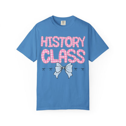 History Teacher Gingham Tee